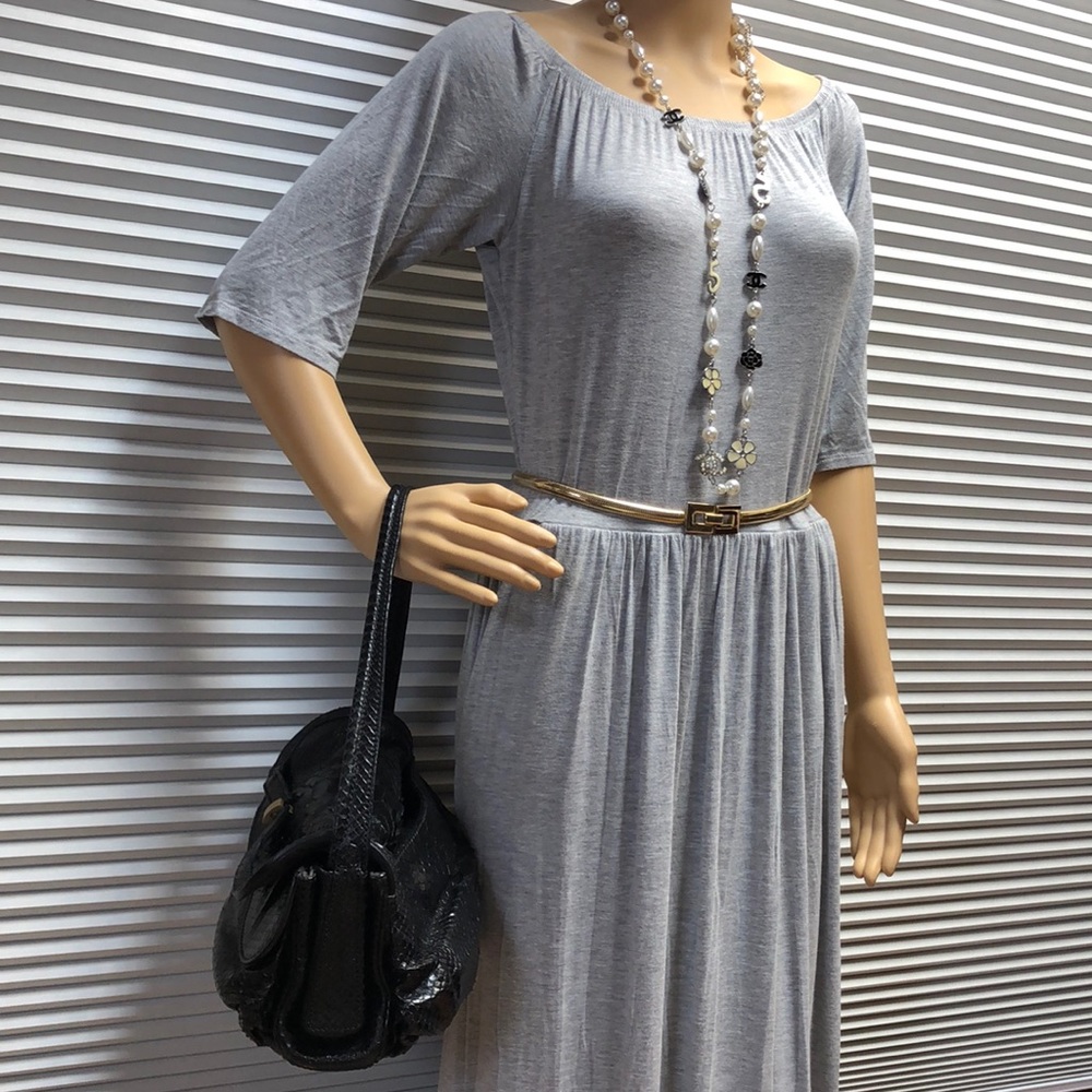 Zagliani Bag Black Python Leather - image 3